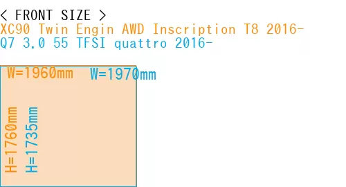 #XC90 Twin Engin AWD Inscription T8 2016- + Q7 3.0 55 TFSI quattro 2016-
